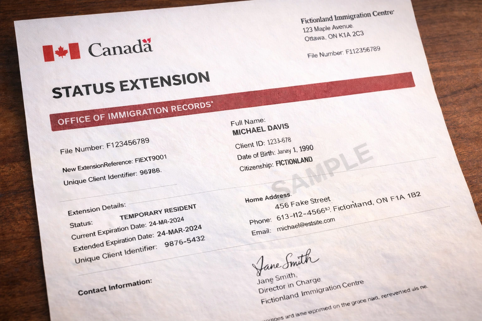 Work Permit Extension hero image